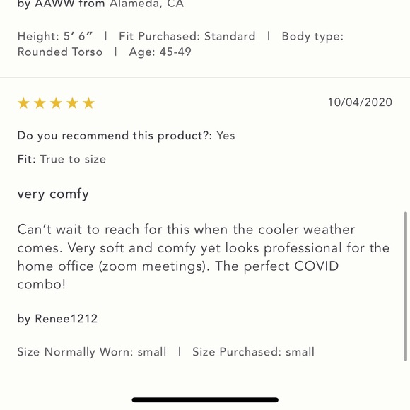 Nwt Carly velour top blue small - Picture 6 of 6